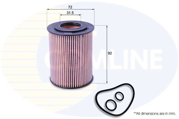 FILTRU ULEI COMLINE EOF010 - Compatibil cu HONDA, OPEL, VAUXHALL