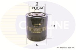 Filtru ulei Comline EOF047