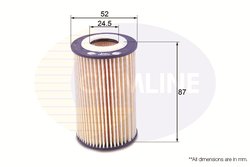 FILTRU ULEI COMLINE EOF085 - Compatibil cu RENAULT