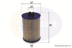 FILTRU ULEI COMLINE EOF184 - Compatibil cu MERCEDES-BENZ