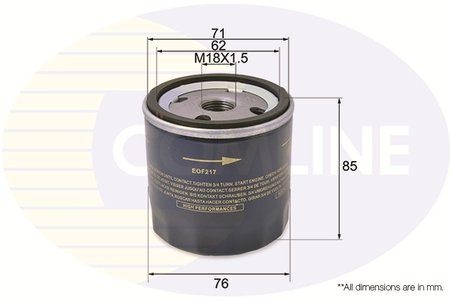 Filtru ulei Comline EOF217