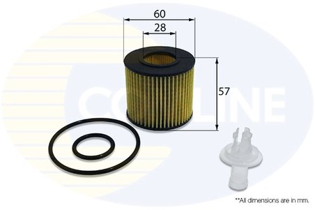 FILTRU ULEI COMLINE EOF249 - Compatibil cu DAIHATSU, LEXUS, LOTUS, SUBARU, TOYOTA