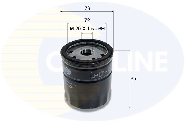 FILTRU ULEI COMLINE EOF305 - Compatibil cu FORD, FORD USA