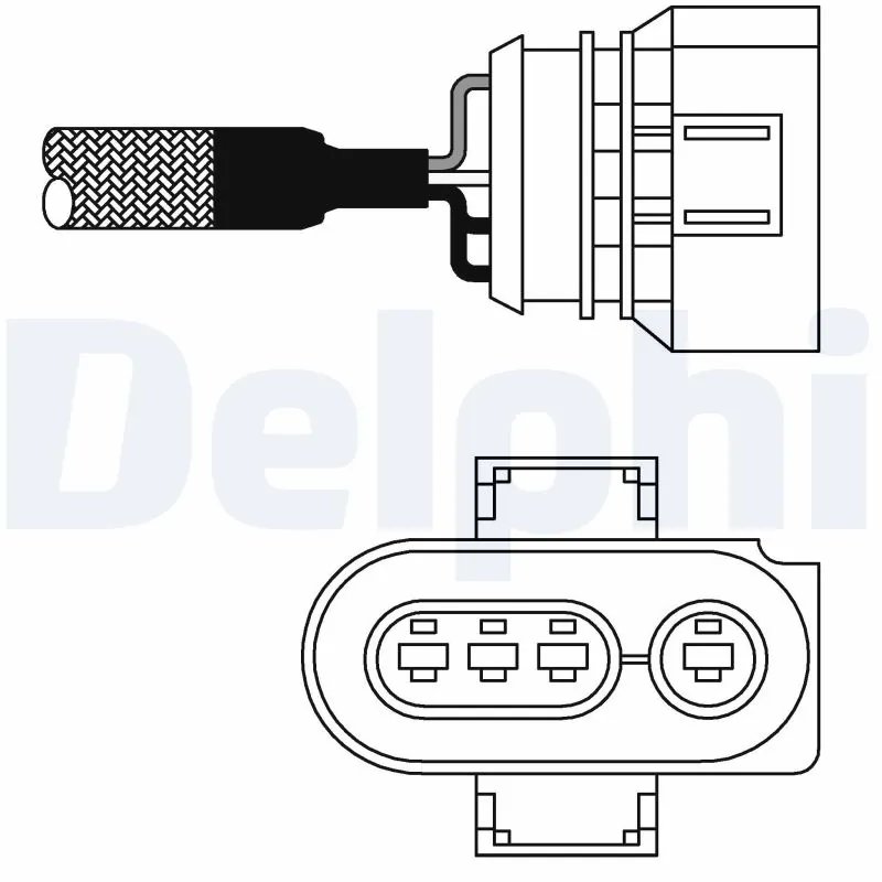 SONDA LAMBDA DELPHI ES10987-12B1 - Compatibil cu AUDI, VW