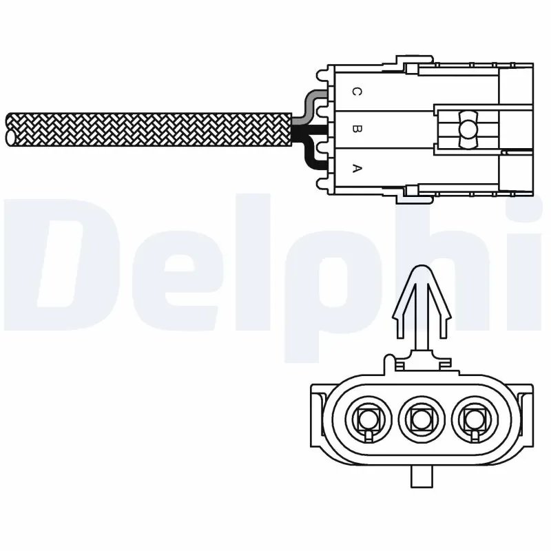 SONDA LAMBDA DELPHI ES10992-12B1 - Compatibil cu RENAULT