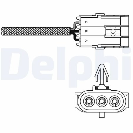 SONDA LAMBDA DELPHI ES10992-12B1 - Compatibil cu RENAULT