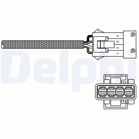 SONDA LAMBDA DELPHI ES20230-12B1 - Compatibil cu CITROEN, PEUGEOT
