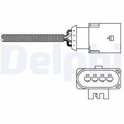 SONDA LAMBDA DELPHI ES20303-12B1 - Compatibil cu ABARTH, ALFA ROMEO, FIAT, LANCIA, LAND ROVER, MG, ROVER