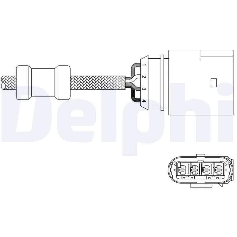SONDA LAMBDA DELPHI ES20348-12B1 - Compatibil cu AUDI, SEAT, SKODA, VW