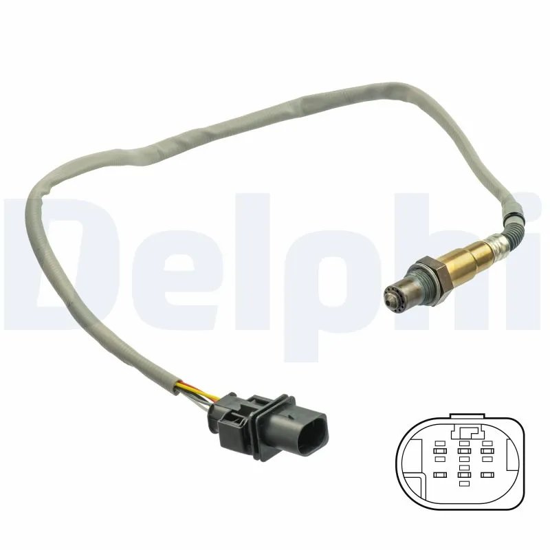SONDA LAMBDA DELPHI ES21065-12B1 - Compatibil cu AUDI, SEAT, SKODA, VW