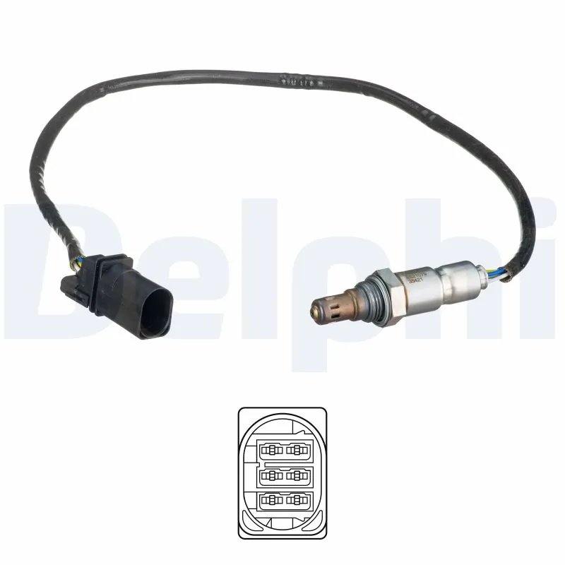 SONDA LAMBDA DELPHI ES21079-12B1 - Compatibil cu AUDI, SEAT, SKODA, VW