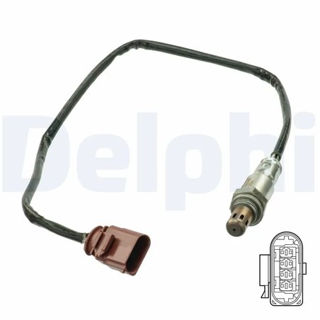 SONDA LAMBDA DELPHI ES21090-12B1 - Compatibil cu AUDI, SEAT, SKODA, VW
