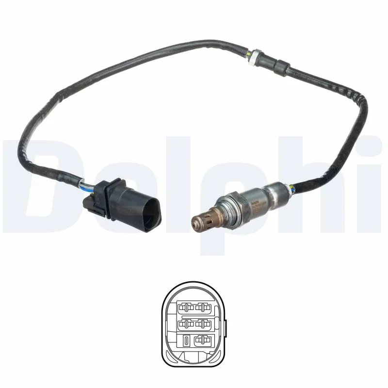 SONDA LAMBDA DELPHI ES21091-12B1 - Compatibil cu AUDI, SEAT, SKODA, VW