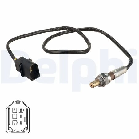 SONDA LAMBDA DELPHI ES21096-12B1 - Compatibil cu SEAT, SKODA, VW
