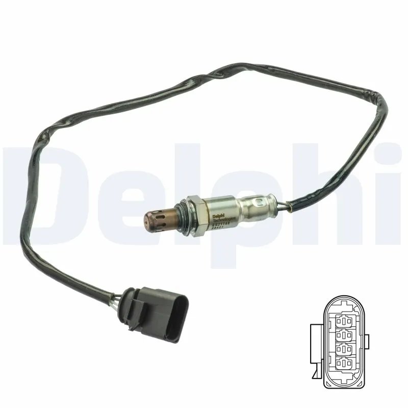 SONDA LAMBDA DELPHI ES21148-12B1 - Compatibil cu AUDI, SEAT, SKODA, VW