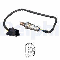 SONDA LAMBDA DELPHI ES21160-12B1 - Compatibil cu AUDI, SEAT, SKODA, VW