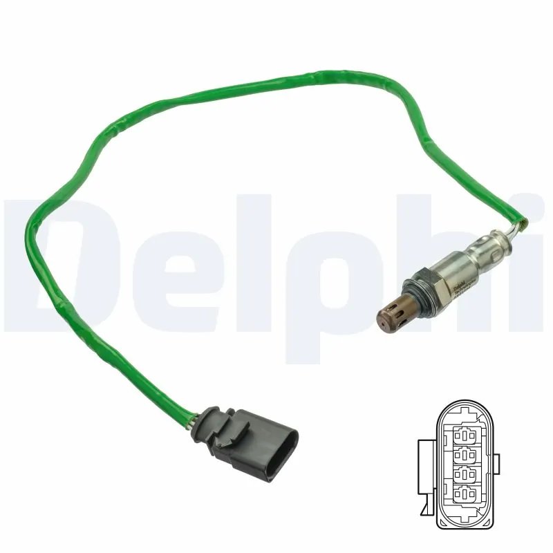 SONDA LAMBDA DELPHI ES21206-12B1 - Compatibil cu AUDI, SEAT, SKODA, VW