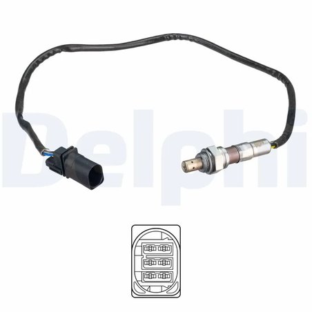 SONDA LAMBDA DELPHI ES21219-12B1 - Compatibil cu ABARTH, ALFA ROMEO, CHRYSLER, FIAT, JEEP, LANCIA