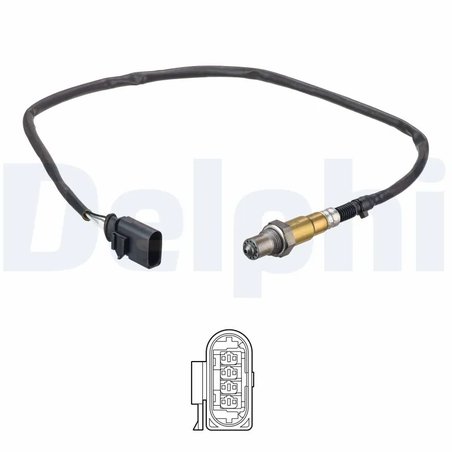 SONDA LAMBDA DELPHI ES21273-12B1 - Compatibil cu AUDI, SEAT, SKODA, VW