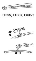 LAMELA STERGATOR TRICO EX255 - Compatibil cu MERCEDES-BENZ