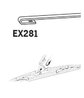 LAMELA STERGATOR TRICO EX281 - Compatibil cu CADILLAC, FORD, NISSAN, SEAT, VW