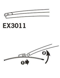 LAMELA STERGATOR TRICO EX3011 - Compatibil cu ALFA ROMEO, KIA