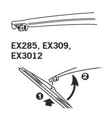 LAMELA STERGATOR TRICO EX3012 - Compatibil cu HYUNDAI