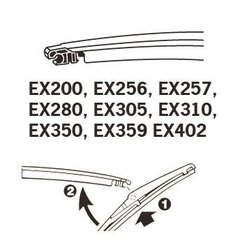 LAMELA STERGATOR TRICO EX310 - Compatibil cu OPEL, SSANGYONG, VAUXHALL