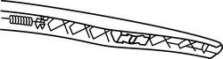 LAMELA STERGATOR TRICO EX400 - Compatibil cu NISSAN, OPEL, SKODA, VAUXHALL, VOLVO, VW