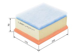 FILTRU AER BOSCH F 026 400 010 - Compatibil cu CITROEN, PEUGEOT
