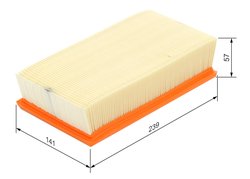 FILTRU AER BOSCH F 026 400 047 - Compatibil cu NISSAN, RENAULT