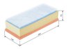 FILTRU AER BOSCH F 026 400 058 - Compatibil cu CITROEN, FIAT, LANCIA, PEUGEOT, TOYOTA