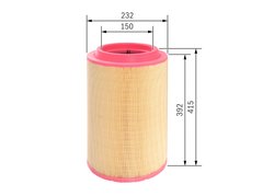 FILTRU AER BOSCH F 026 400 073 - Compatibil cu IRISBUS, IVECO