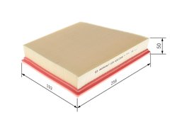 FILTRU AER BOSCH F 026 400 089 - Compatibil cu JAGUAR, JAGUAR (CHERY), LAND ROVER