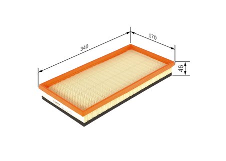 FILTRU AER BOSCH F 026 400 112 - Compatibil cu VOLVO