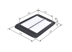 FILTRU AER BOSCH F 026 400 127 - Compatibil cu HYUNDAI