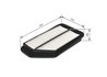 FILTRU AER BOSCH F 026 400 160 - Compatibil cu HONDA
