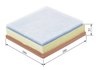 FILTRU AER BOSCH F 026 400 166 - Compatibil cu NISSAN, OPEL, RENAULT, VAUXHALL