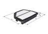 FILTRU AER BOSCH F 026 400 203 - Compatibil cu CHEVROLET, OPEL, VAUXHALL