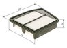 FILTRU AER BOSCH F 026 400 328 - Compatibil cu HONDA