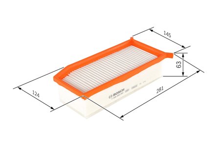 FILTRU AER BOSCH F 026 400 343 - Compatibil cu DACIA, RENAULT