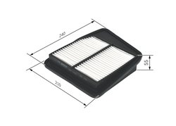 FILTRU AER BOSCH F 026 400 357 - Compatibil cu HONDA