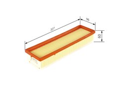 FILTRU AER BOSCH F 026 400 377 - Compatibil cu DACIA, LADA, NISSAN, RENAULT