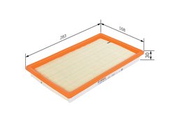 FILTRU AER BOSCH F 026 400 473 - Compatibil cu SUZUKI