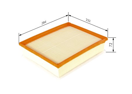 FILTRU AER BOSCH F 026 400 556 - Compatibil cu AUDI, SEAT, SKODA
