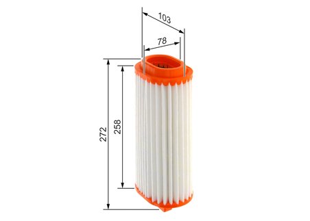 FILTRU AER BOSCH F 026 400 578 - Compatibil cu HYUNDAI