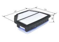 FILTRU AER BOSCH F 026 400 585 - Compatibil cu CHEVROLET, OPEL, VAUXHALL