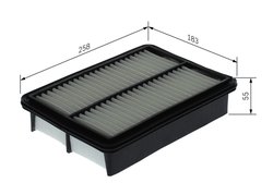 FILTRU AER BOSCH F 026 400 747 - Compatibil cu MAZDA