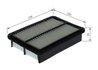 FILTRU AER BOSCH F 026 400 747 - Compatibil cu MAZDA