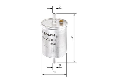 Filtru combustibil BOSCH F 026 402 001
